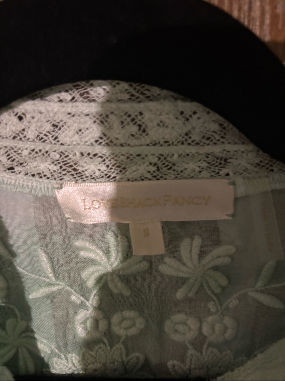 Loveshackfancy Ronda Blouse, Size Small, EUC - Picture 5 of 6